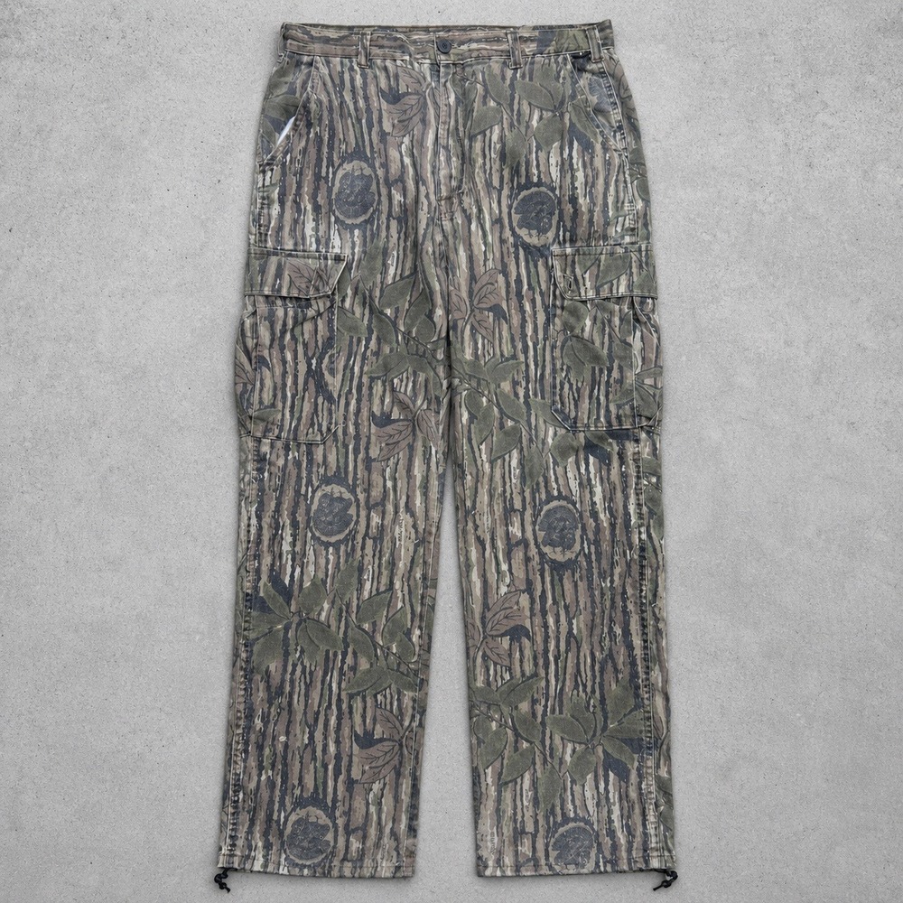 Vintage 10x RealTree Advantage Camo Cargo Pants Mens 32x31 Made in USA Tactical